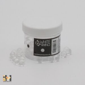 White Rhino 8mm Tarp Ball Clear 100ct