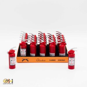 CLICKIT FIRE EXTINGUISHER LIGHTER  W/ LED LIGHT 25ct