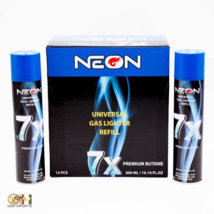 Neon 7x Universal Gas lighter 300ml 12ct