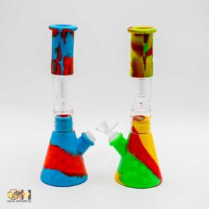 Honeycomb Triangle Silicone bong 11"