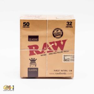 RAW KING SIZE SLIM 32 leaves/pack 50/box