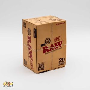 RAW CLASSIC 70mm/24mm CONES 20PK 12/Display