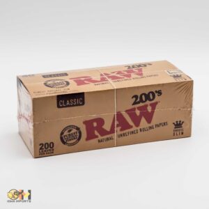 RAW KING SIZE SLIM 200 CT BOX/40