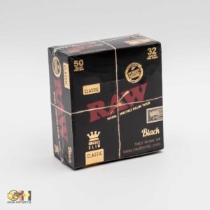 RAW BLACK CLASSIC KING SIZE SLIM BOX/50