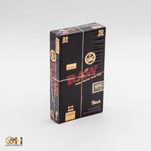 RAW BLACK CLASSIC NATURAL UNREFINED 1 1/4 BX/24