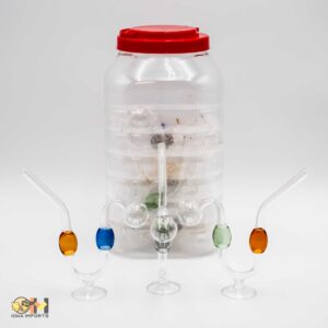 Water Dog w/stand jar 10 ct