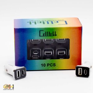 Celltekk USB-C/ USB Car Charger 10ct