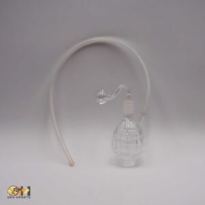 Clear Grenade oil Burner w/straw