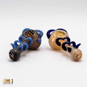 FANCY GLASS HAND PIPE 7