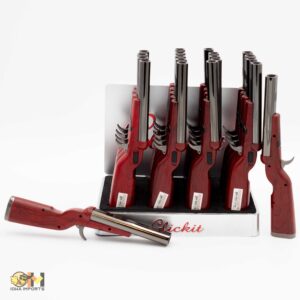 CLICKIT DOUBLE BARREL TORCH  GUN LIGHTER 20 ct