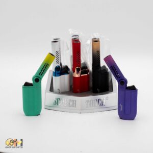 61669-1/Scorch Torch/U-Torch/adjustable angle 90&45deg/two-tone finish-matte&glittery metallic/6"/9ct