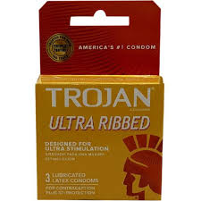 Trojan Ultra Ribbed 6ct