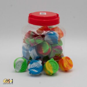 30392/Silicone safe can Large/Rasta Color assorted/30 pc jar