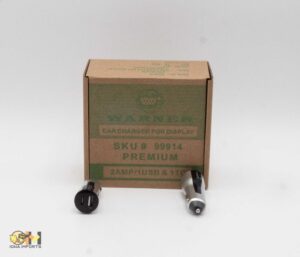 99914 Warner Car Chargers with1 Type C Port and 1 USB Port 16Ct