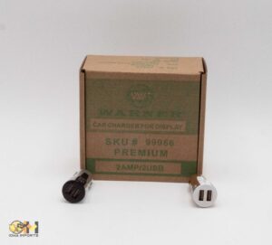 99966 Warner Car Chargers- Metallic Finish - Mix Color 12ct