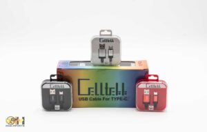 CELLTEKK REFILL SQUARE USB CABLE FOR TYPE-C   10CT