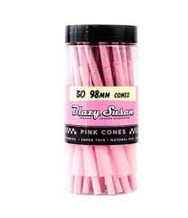 BLAZY SUSAN PINK CONES 98MM (50CT JAR)