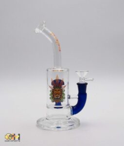 8 INCH 8 ARM WORKED BUBBLER NOV PIPE BLUE -XZ005