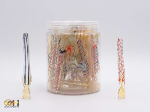 P 1587 COIL PIPE MIX COLOR 36CT JAR