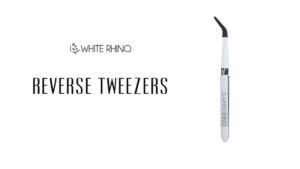 WHITE RHINO REVERSE TWEEZER 30CT/JAR