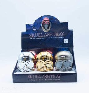 Bucket Skull Shaped LED Ashtray ASH82