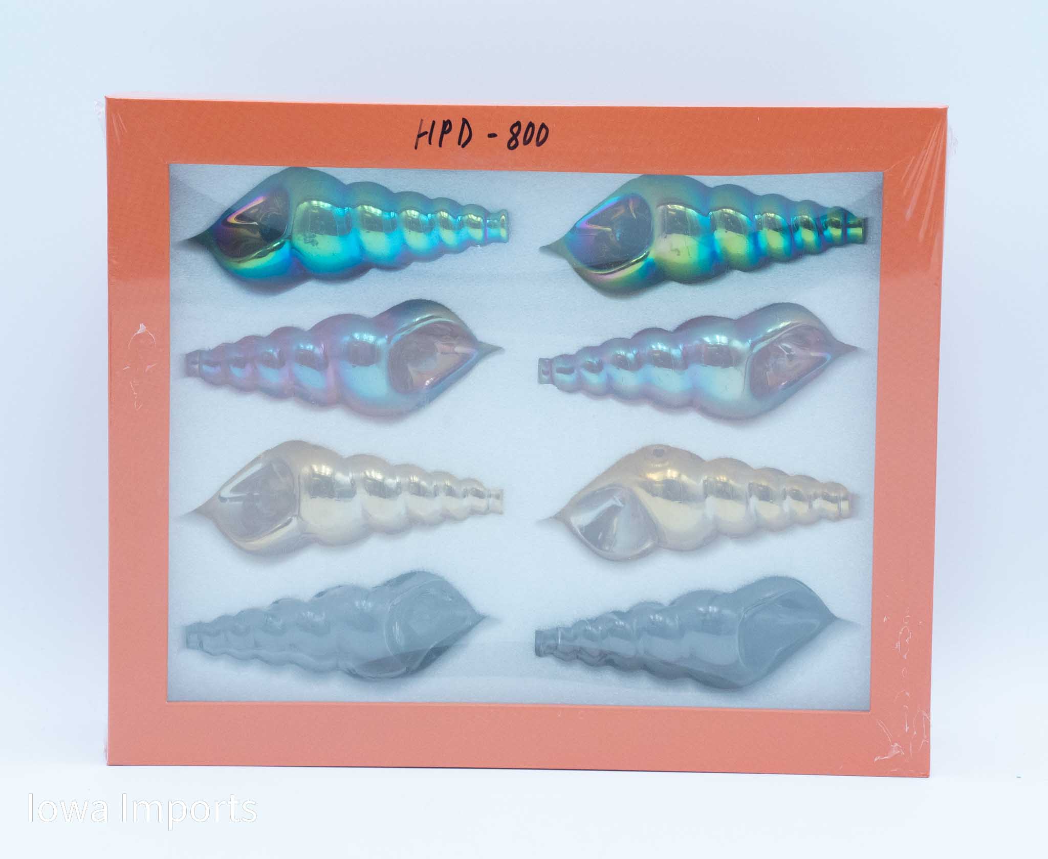 4" Shell Premium Hand Pipe 8ct/Display HPD 800