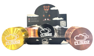 Cloudz Grinders Display Box- Platinum Edition 55mm- Assorted Colors 6ct/Display