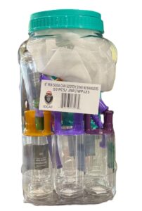 WP123- 8" Mix Soda Can Scotch STKR with Bangers 10ct/Jar