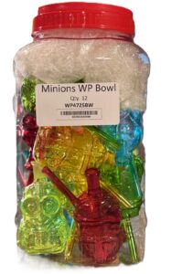 WP4725BW- Minions WP with Bowl 12ct/Jar